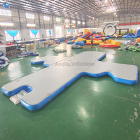 Équipement gonflable d'amusement de partie de l'eau de tapis de ponton gonflable
