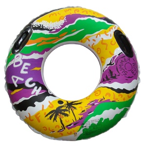 Anillo de natación con patrón de diamantes de lujo para fotos de Instagram sesión de fotos de piscina de playa - Product Image 3