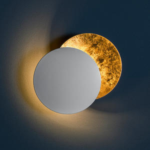 Lámpara de pared LED <span class=keywords><strong>Eclipse</strong></span> De Luna nórdica, pasillo creativo, entrada, escalera, dormitorio, sala de estar redonda, lámpara de noche para el hogar con Base E26 - Product Image 5