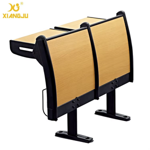 Muebles Escolares <span class=keywords><strong>de</strong></span> Madera Contrachapada para <span class=keywords><strong>Estudiantes</strong></span>, Modelo XJ-K02, Silla y Escritorio Plegables para Aula, Venta al Por Mayor - Product Image 2