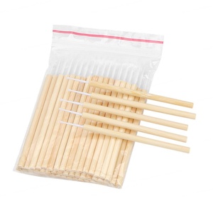 50 bâtonnets de coton jetables en bambou pour le nettoyage des cils, le démaquillage des yeux, et l'application de cils en salon - Product Image 5