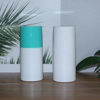 Bouteille à rouleaux en PP de 30ml 50ml 60ml Bouteilles à bille en plastique blanches vides personnalisées pour sérigraphie pour parfum, déodorant et huile essentielle