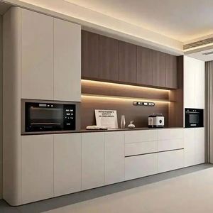 Modern Minimalist Wooden Cutlery Cabinet for Home Dining <b>Kitchen</b> Luxury Design Hotel Storage Function for Bedroom Living Room - Product Image 2