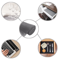 Sheepmats Tapis de protection antidérapant en PVC imperméable et écologique, transparent, pour étagères, tiroirs de cuisine, réfrigérateur et garde-manger, durable