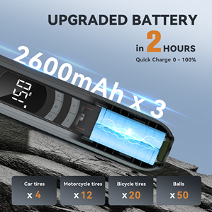 Compresseur d'air numérique portable haute pression rechargeable et personnalisable <span class=keywords><strong>pour</strong></span> voiture - Product Image 3