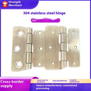 Thiết kế hiện đại 304 thép không gỉ Angled phòng thí nghiệm cửa tủ bản lề an toàn kim loại im lặng bản lề đồ nội thất phần cứng - Product Image 5