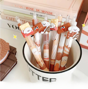 ปากกาเจลลบได้ลายการ์ตูนน่ารักสไตล์เกาหลี ชุดเครื่องเขียนสัตว์น้อยน่ารัก สำหรับนักเรียน นักศึกษา ปากกาพิเศษสำหรับสำนักงาน ขายส่ง - Product Image 5