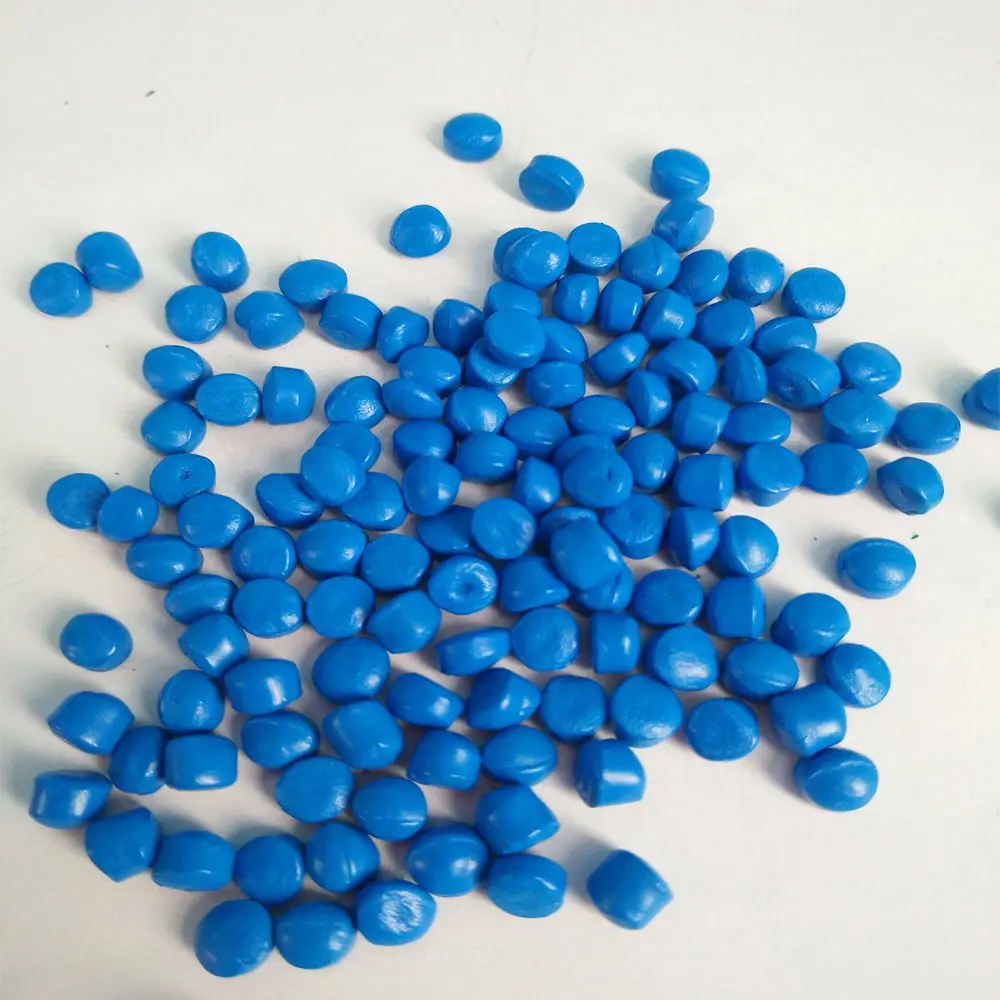 Resina azul Masterbatch PP PE HDPE Plástico Matéria-prima Usado para embalagens garrafas etc