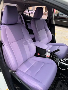 Fundas de Asiento de Cuero Transpirable para Autos <span class=keywords><strong>Toyota</strong></span> <span class=keywords><strong>Verso</strong></span>/Prius/Alphard/Noah/Senara de Siete <span class=keywords><strong>Plazas</strong></span>, Diseño Personalizable - Product Image 2