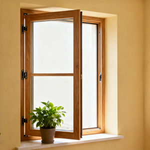 Finestre a Battente in Lega di Alluminio Moderna Beigeman con Taglio Termico, Doppi Vetri e Funzione Insonorizzante per Camere d'Albergo - Product Image 5