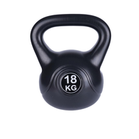 Kettlebell de 10 kg en PE/PVC+acier, durable et écologique, pour la remise en forme à domicile et en salle de sport, vente en gros directe d'usine