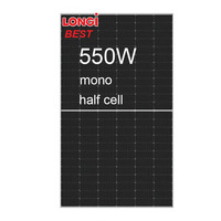 Panneau solaire LONGI 1000 Watt 500w 490w 480w 400w 350w Panneau solaire JINKO