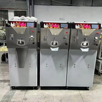 Machine à crème glacée pour restaurant 160L/H grande capacité Machine de congélation horizontale automatisée par lots avec refroidissement par air avec CE/ETL