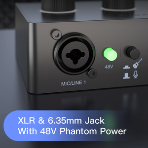 <span class=keywords><strong>Fifine</strong></span> SC1 HIFI Carte son portable Console de mixage audio XLR Enregistrement haute fidélité pour cartes son et mélangeurs audio de podcasting - Product Image 5