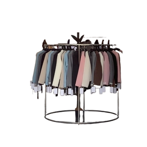 Étagères rondes en acier inoxydable pour l'affichage en magasin de vêtements, pour les diffusions en direct pour enfants, style Art Déco, montage facile - Product Image 6