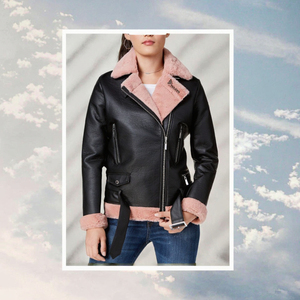 New Latest Fashionable Sexy <b>Men's</b> Pure Black <b>Leather</b> Quilted Winter <b>Jacket</b> Stand Front Logo Zipper Plain Dyed High Street Style - Product Image 3