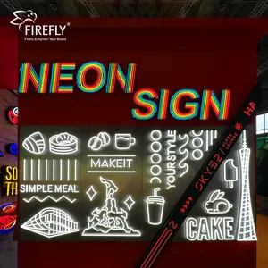 Dropshipping personalizzato Led luce al Neon Logo acrilico insegna al Neon per Business Bar Party