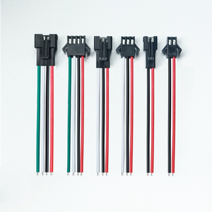 Toptan YOUWEI SM2.54mm 2/3/4P Terminal Saf Bakır İletken Kablo Demeti İç Makine Kablolaması için Elektronik Konnektör - Product Image 4