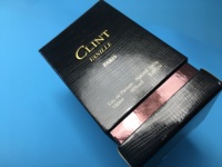 Boîte à parfum en papier argenté de couleur personnalisée directement de l'usine de fabrication de luxe, flacon de parfum avec boîte noire