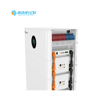 Système d'énergie solaire hybride SRNE tout-en-un avec batterie lithium-ion 20 kW, onduleur MPPT, grande capacité 48 V, empilable, pour usage domestique