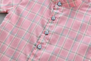 ชุดเสื้อผ้าเด็กยอดนิยมขายดี สไตล์ใหม่ เสื้อเชิ้ตลายสก็อตสำหรับเด็กผู้ชาย และกางเกงยีนส์สุดฮิต - Product Image 5