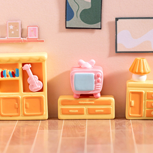 クリエイティブ樹脂ミニ家具フィギュアミニチュア小さなキャビネットデスクソファルーム風景装飾ドールハウス DIY アクセサリー - Product Image 4