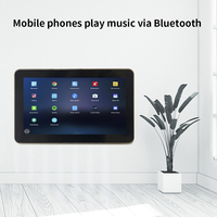 Mini Android 7.1 bluetooth WIFI amplificateur Audio mural plein écran tactile stéréo Home cinéma système de musique prend en charge USB TF carte FM