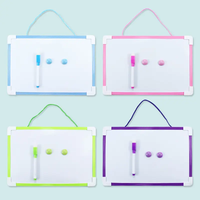 Tableau blanc effaçable Tableau d'écriture mobile de bureau portable Notes pédagogiques magnétiques pour enfants Tableau noir Mini babillard
