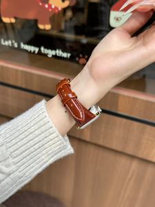 Correas de Reloj de Cuero Genuino Vintage de 22 mm, Correas de Reloj de Lujo para Apple Watch Series 11 10 9 49 mm 46 mm, Accesorios - Product Image 5