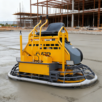 Machine à lisser le béton autoportée entièrement automatique à haute efficacité, prix réduit, avec moteur et pompe à essence inclus