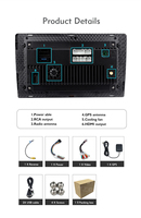 Evrensel dokunmatik ekran Gps Navigatio2 din araba android 13.3 oto Dvd Video oynatıcı multimedya araba Stereo radyo