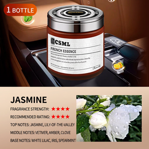Baume de parfum solide à l'essence française OEM/ODM 50-100 ml, parfum longue durée, évaporation naturelle, sans électricité, pour utilisation en voiture - Product Image 4