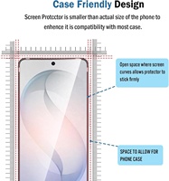 Film de protection d'écran avec déverrouillage par empreinte digitale de 0,18 mm pour Samsung Galaxy S26 Ultra S25 Plus S24, verre trempé transparent de haute qualité