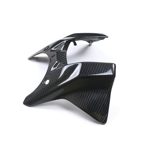 สำหรับ HONDA CB650F <span class=keywords><strong>CBR650F</strong></span> อุปกรณ์ตกแต่<span class=keywords><strong>ง</strong></span> ฝาครอบถั<span class=keywords><strong>ง</strong></span>น้ำมันด้านหน้า ชิ้นส่วนตกแต่งรถมอเตอร์ไซค์ คาร์บอนไฟเบอร์แบบ Prepreg - Product Image 4