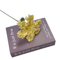 Bouquet de fleurs artificielles en crêpe de myrte tricotées à la main, finies au crochet, fleurs éternelles, décoration d'intérieur, cadeau