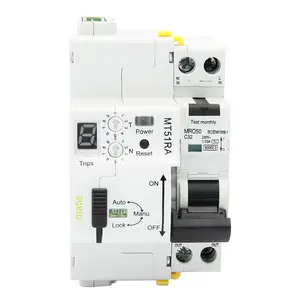 Factory direct sales MT51RA 10KA 1A-63A 230/400V auto recloser with timer remote control circuit breaker auto recloser rccb