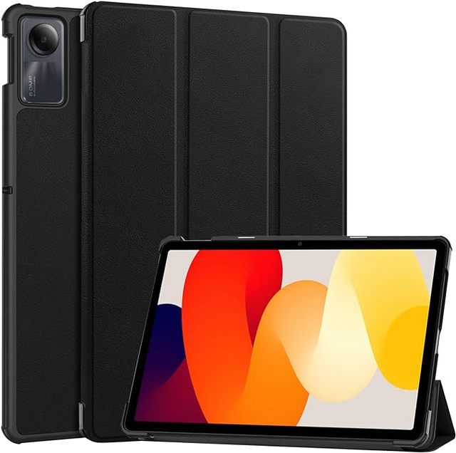 For Xiaomi Redmi Pad SE 11 Inch 2023 Tablet Cover Tri-fold Stand Slim Light Shell Case with Auto Wake Sleep