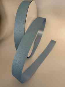 Light Blue Glitter Satin <b>Ribbon</b> Spool Solid Woven Craft Gift Decoration 22mm Width homecoming mums <b>ribbon</b> mums <b>ribbon</b> DIY - Product Image 4