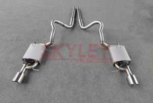 Escape trasero de gato de acero inoxidable SKYLEY para <span class=keywords><strong>Ford</strong></span> <span class=keywords><strong>Mustang</strong></span> 3.7L V6 2011-2014 - Product Image 4