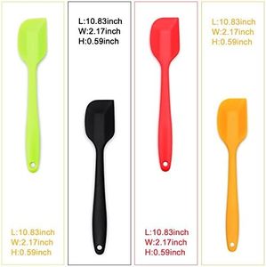 <b>Baking</b> Tools Logo Custom Heat Resistant Silicone Spatula <b>Set</b> for Kitchen - Product Image 3