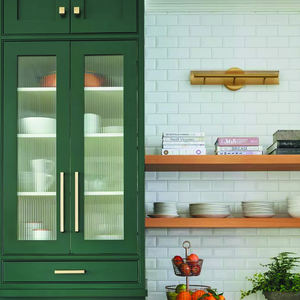 Ensemble de meubles muraux de style italien personnalisé designs îlot modulaire moderne armoires de cuisine Design de luxe - Product Image 4