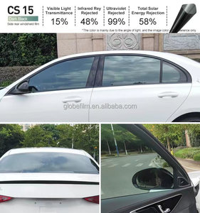 <span class=keywords><strong>Film</strong></span> <span class=keywords><strong>teinté</strong></span> pour vitres de voiture en céramique nano carbone anti-rayures, pré-découpé, 99 % de rejet UV, avec isolation thermique et garantie de 6 à 8 ans - Product Image 3