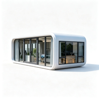 Maison préfabriquée en conteneur, bureau en capsule, mini-maison, bureau en cabane