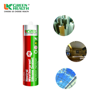 Vente en gros d'usine, colle en silicone neutre pour verre, colle en silicone RTV, mastic en silicone en forme de saucisse