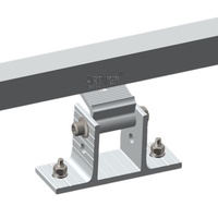 Support de pied réglable en aluminium ARTSIGN pour panneaux solaires avant et arrière, support de fixation robuste pour système de montage solaire au sol