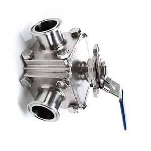 Vanne à boisseau sphérique manuelle DN32 à port en L en acier inoxydable 316L avec raccord ISO PN16 pour milieux aqueux à haute température, personnalisable OEM - Product Image 4