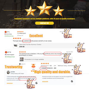 Cassetta Portautensili in Alluminio per Pickup, Set da Quattro, Impilabile per il Trasporto, Alta Qualità e Durabilità a Basso Prezzo - Product Image 6