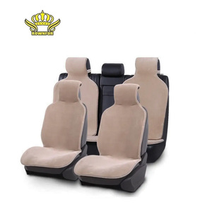 Housses de siège en fourrure courte artificielle universelle simple gratuite housses de siège de voiture confortables de luxe pour Ford/<span class=keywords><strong>BMW</strong></span>/Toyota - Product Image 2