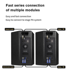 Gooermi PT1000 Module amplificateur DSP professionnel 2 canaux Haut-parleur actif Carte d'alimentation avec <span class=keywords><strong>Bluetooth</strong></span> - Product Image 4