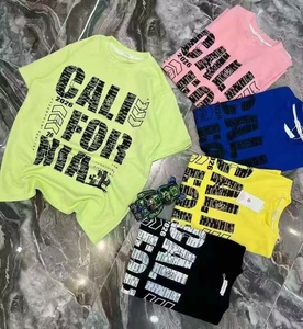 T-shirts <span class=keywords><strong>Homme</strong></span> en Coton Respirant à Manches Courtes Style Streetwear avec Impression de Motifs et Design Épaule Arrière – Grandes Tailles – Vente en Gros - Product Image 3